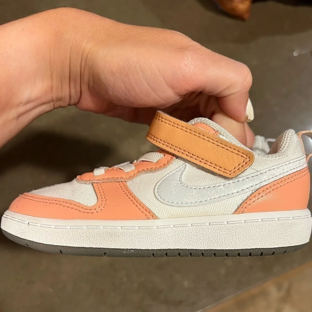Nike Court Borough Low top White Light Madder Root toddler white peach dunk